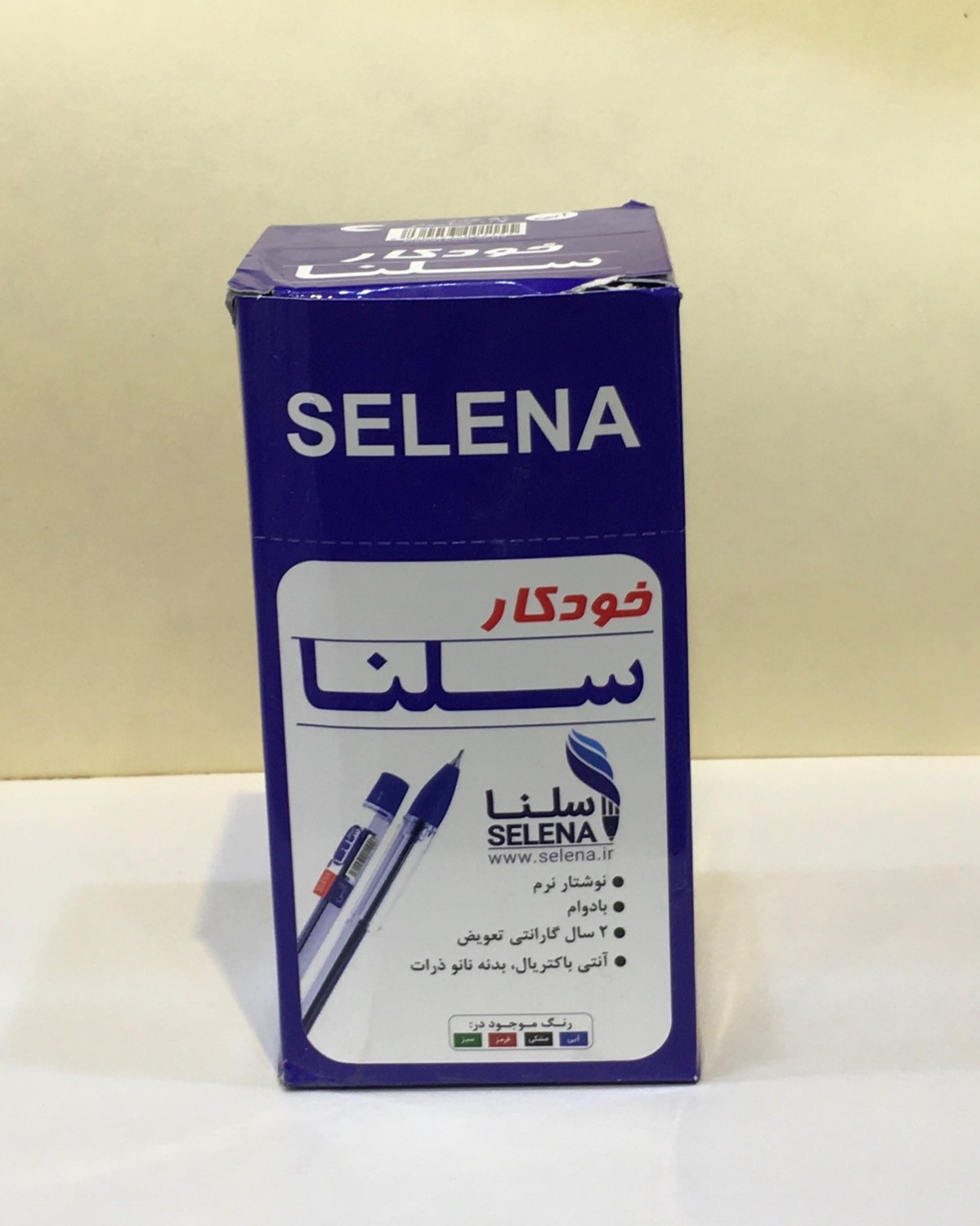 خودکار سلنا نوک 0.7 در سه‌رنگ آبی و قرمز و مشکی