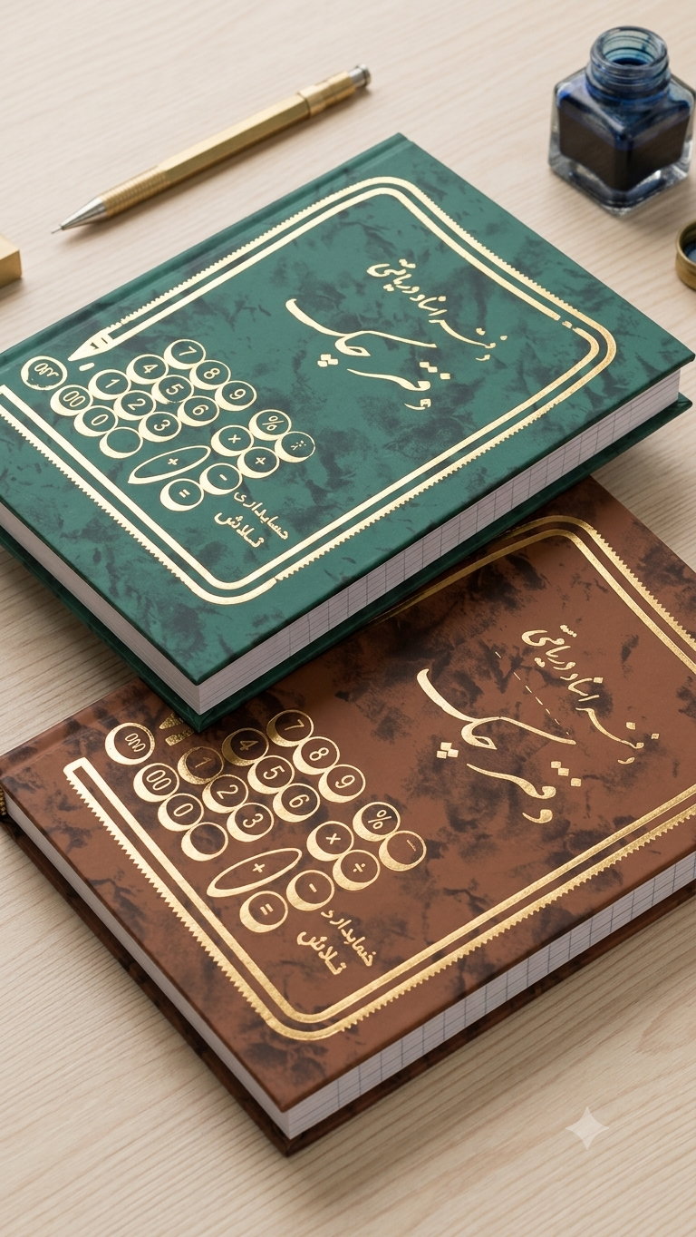 دفتر اسناد دریافتی اداری سایز وزیری